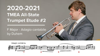 2020-2021 TMEA All State Trumpet Etude #2 – F Major Adagio cantabile by Duhem - Houghton Horns