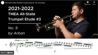 2021-2022 TMEA All-State Trumpet Etude #3 – No. 9 by Arban - Houghton Horns