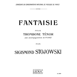 Fantasy, Op. 38 for Trombone and Piano by Sigismond Stojowski - HL48182521 - Houghton Horns