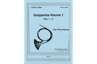 Quipperies, Vol. 1 for Five Horns by Lowell E. Shaw - Houghton Horns