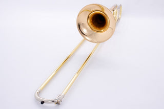 S.E. Shires Q30GR Q Series Tenor Trombone, Gold Brass Bell, Rotary Valve - Houghton Horns