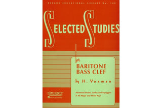Selected Studies for Baritone by Voxman - Houghton Horns